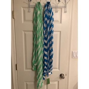 Lilly Pulitzer striped scarves - selling as a bundle